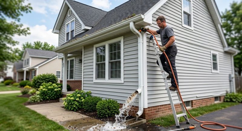 Downspout Blockage Removal in Baltimore, MD
