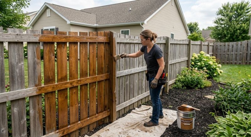 Cedar Fence Sealing in Gig Harbor, WA
