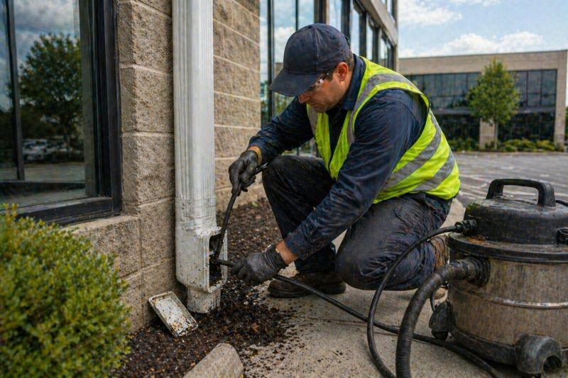 Commercial Downspout Cleaning in Denver County, CO