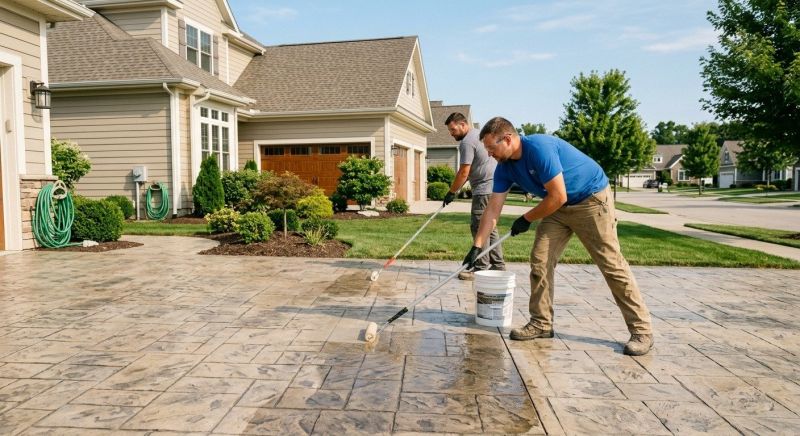 Concrete Driveway Sealing in Bellevue, WA