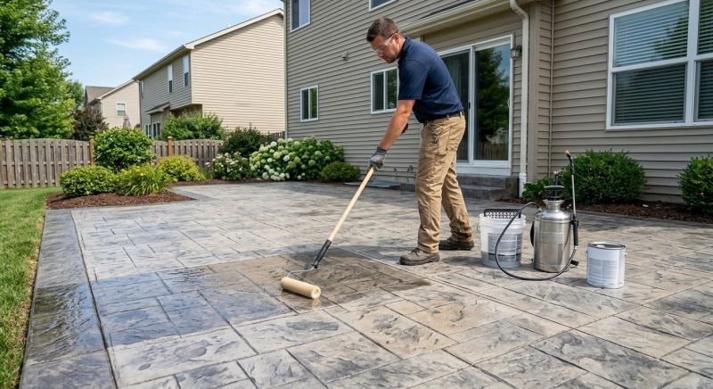 Concrete Patio Sealing in Bellevue, WA