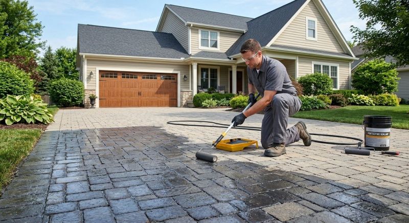 Concrete Walkway Sealing in Kansas City, KS