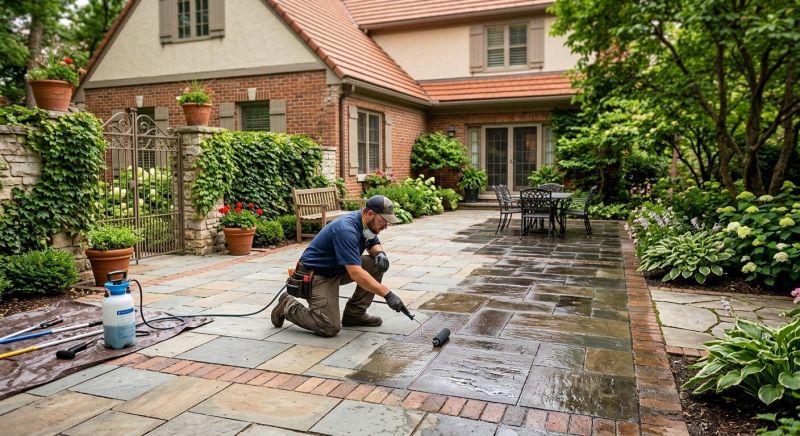 Concrete Walkway Sealing in Seattle, WA