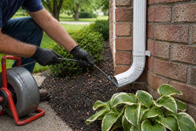Downspout Blockage Removal in Frederick, MD
