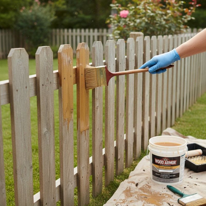 Fence Sealing in Puyallup, WA
