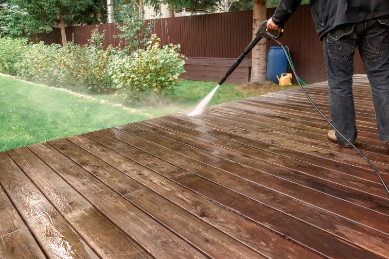 Wood Power Washing detail