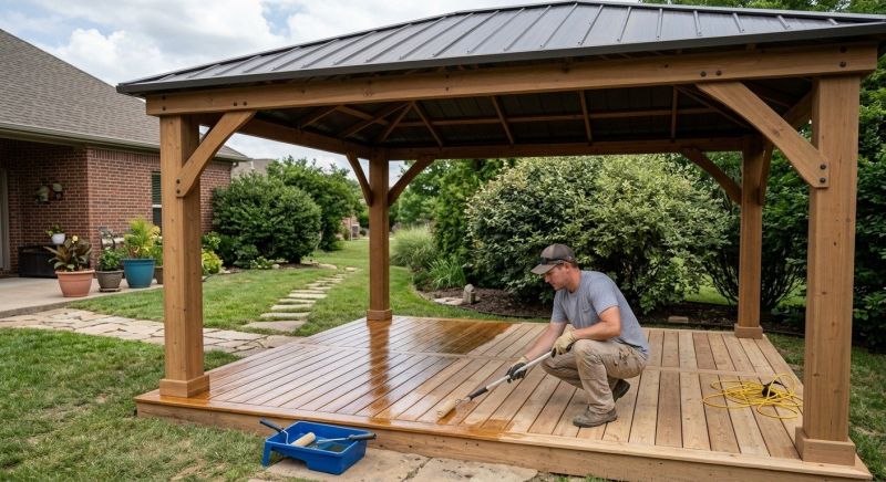 Gazebo Sealing in Redmond, WA