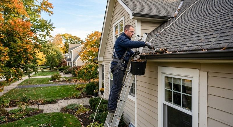 Gutter Blockage Removal in Rochester, NY