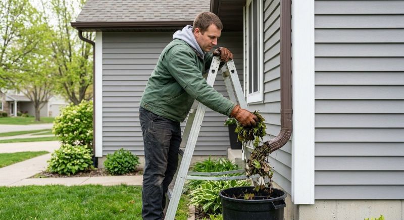 Gutter Downspout Unclogging in Morris County, NJ