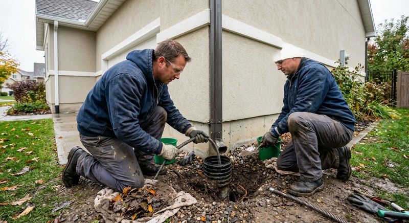 Gutter Downspout Unclogging in Pittsburgh, PA