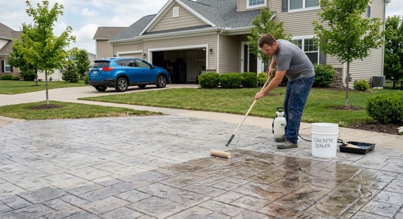 Porch Concrete Sealing in Seattle, WA