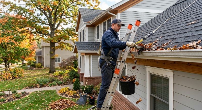 Rain Gutter Clearing in Long Island, NY