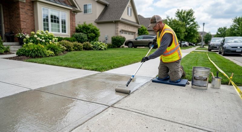 Stamped Concrete Sealing in Bellevue, WA