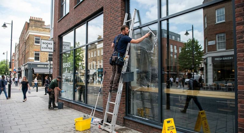 Strip Mall Window Cleaning in Denver County, CO